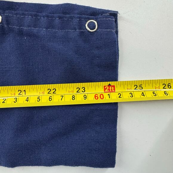 Vintage Navy Toddler Embroidered Trains Baby Overalls Boys Size 12 Mos USA - Picture 5 of 7